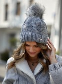 Dark gray winter hat C12 - Online store - Boutique